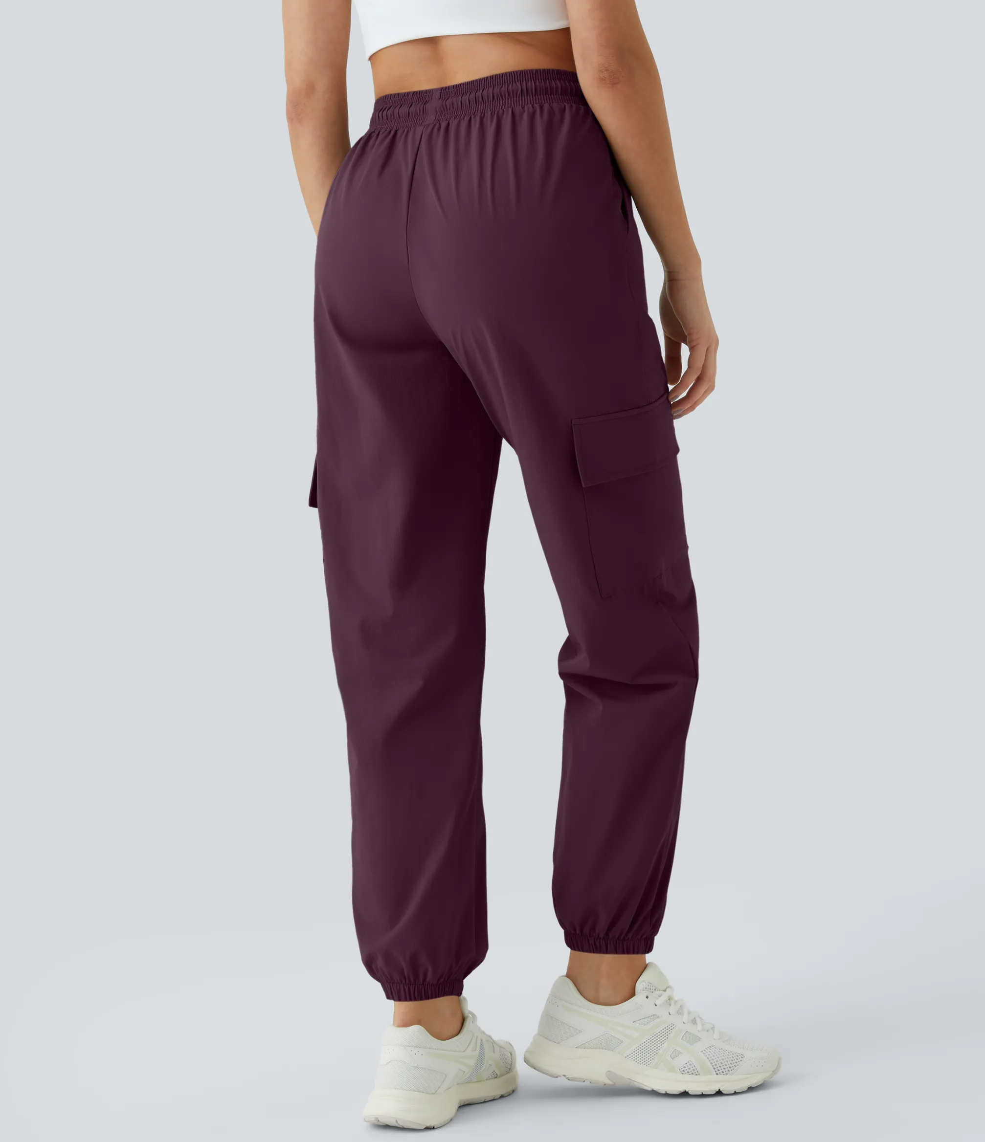 Cargo Pants|Joggers<HALARA Mid Rise Drawstring Pocket Casual Cargo Joggers