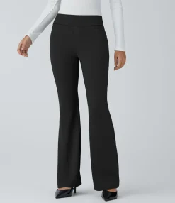 Skinny Pants|Work Pants<HALARA Mid Rise Pocket Work Pants