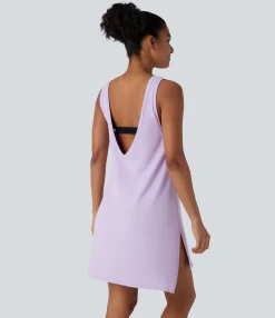 Dresses|Mini Dresses<HALARA Mini Casual Tank Dress