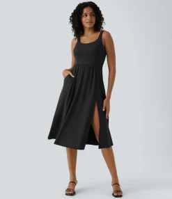 Maxi & Midi Dresses|Dresses<HALARA Padded Midi Casual Dress