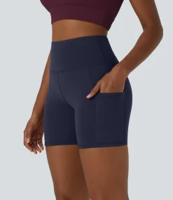 5'' Shorts|Active Shorts<HALARA Patitoff™ Pet Hair Resistant High Waisted Pocket Biker Shorts 5''