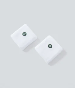 Accessories<HALARA 2Pcs Logo Pickleball Wristband White