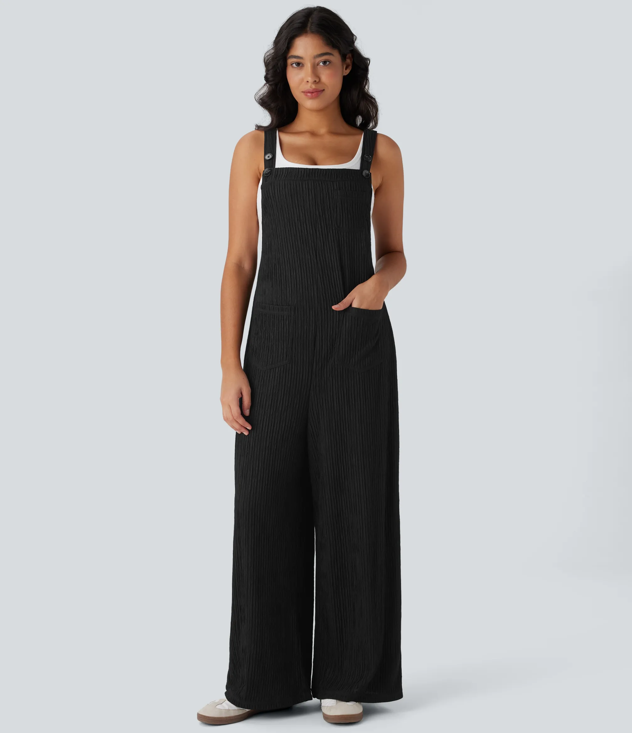 Jumpsuits<HALARA Pockets Casual Overalls