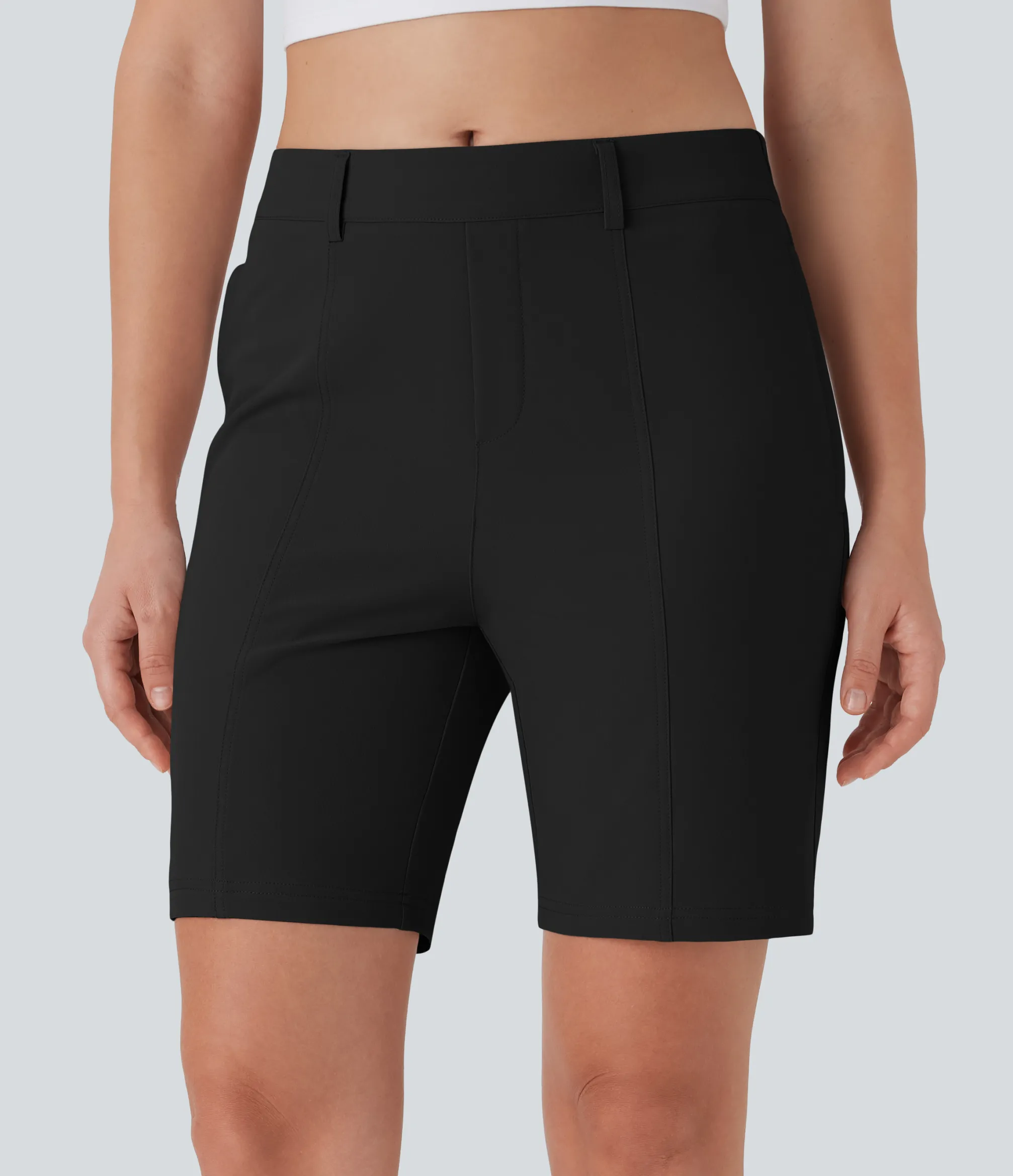 Active Shorts|Shorts<HALARA Quick Dry Mid Rise Casual Bermuda Shorts with Pockets-UPF 40+