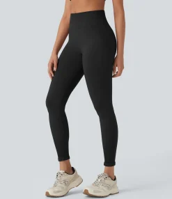 Leggings<HALARA Seamless Flow High Waisted 7/8 Workout Leggings