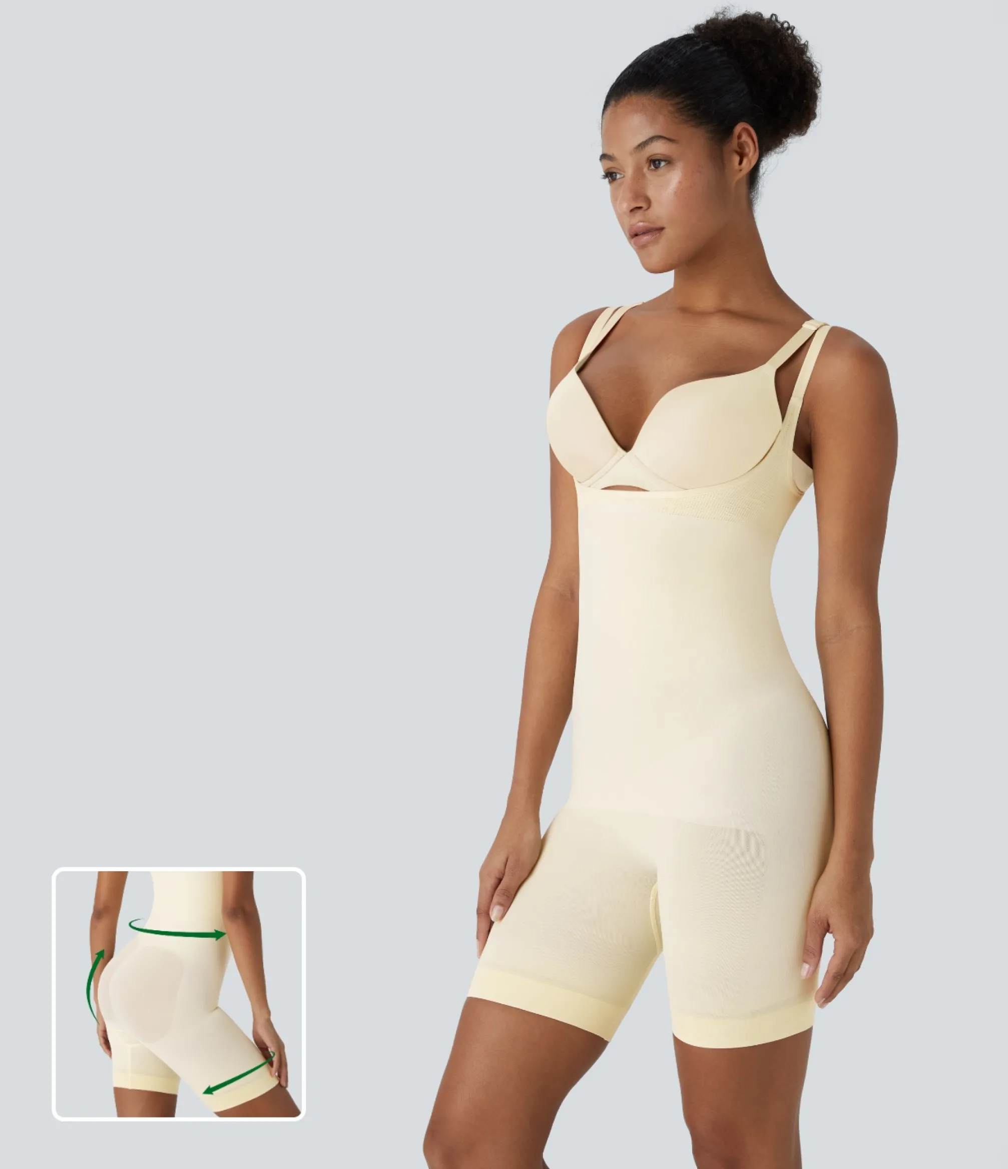 Bras & Underwear|Shapewear<HALARA Seamless Flow Tummy Control Butt Lifting Lounge Sculpting Shapewear Bodysuit