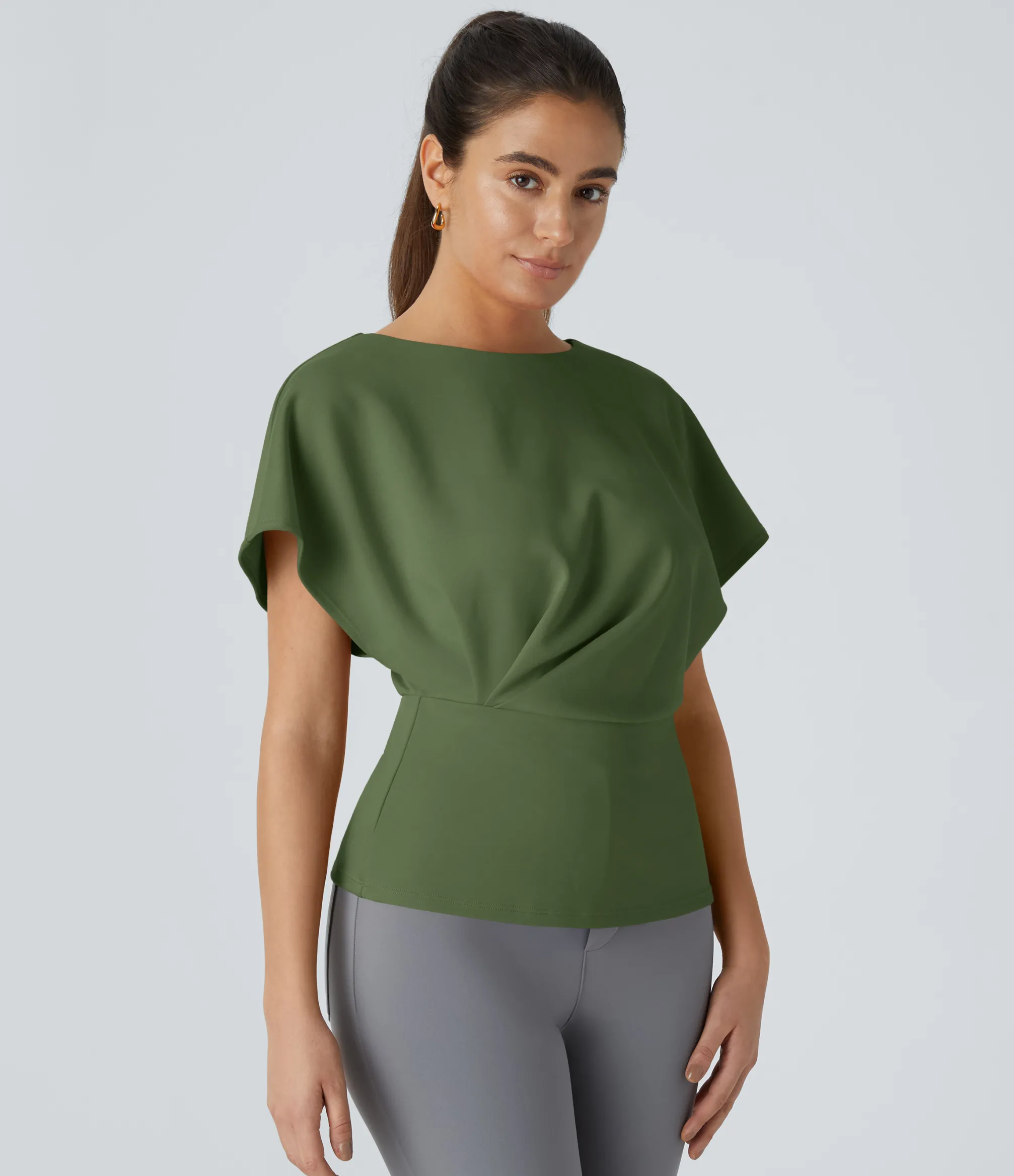 Work Tops<HALARA Short Sleeve Work Top