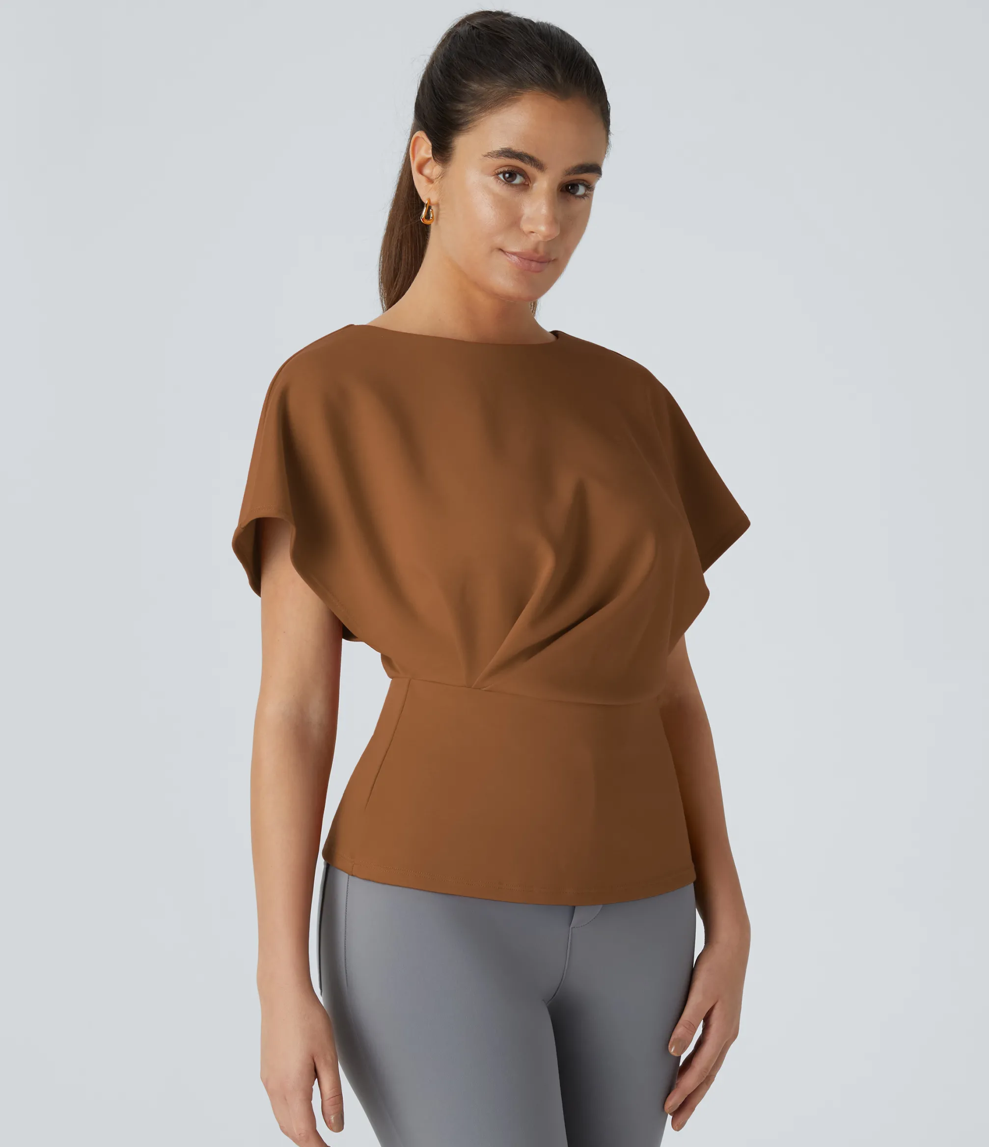 Work Tops<HALARA Short Sleeve Work Top