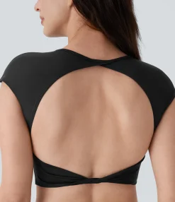 Tank Tops & Camis|Yoga Tops<HALARA SoftlyZero™ Airy Cropped Skinny Cool Touch Yoga Tank Top-UPF50+