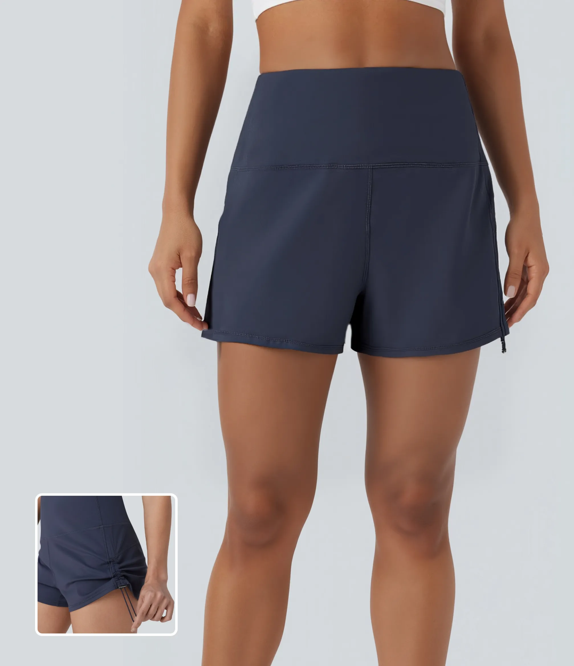 Active Shorts|Shorts<HALARA SoftlyZero™ Airy High Waisted Drawstring Cool Touch Yoga Shorts