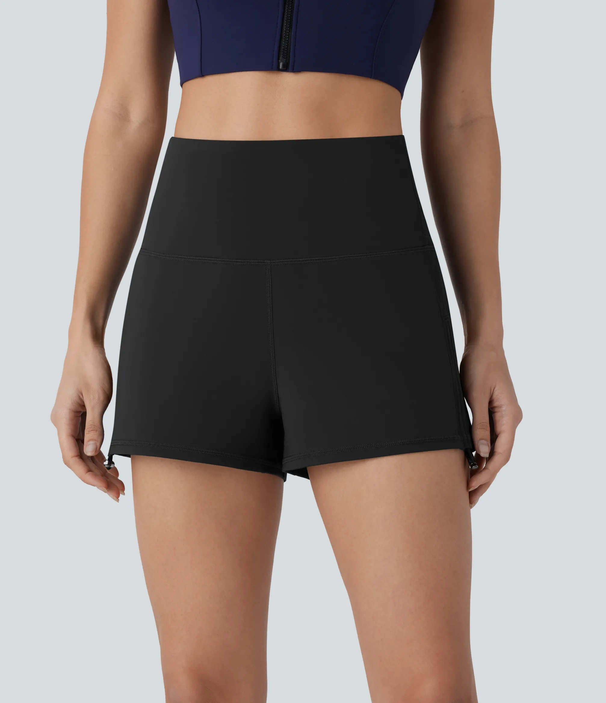 Active Shorts|Shorts<HALARA SoftlyZero™ Airy High Waisted Drawstring Cool Touch Yoga Shorts