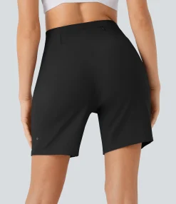 Active Shorts|Shorts<HALARA SoftlyZero™ Airy High Waisted Pockets Cool Touch Yoga Shorts 7''-UPF50+