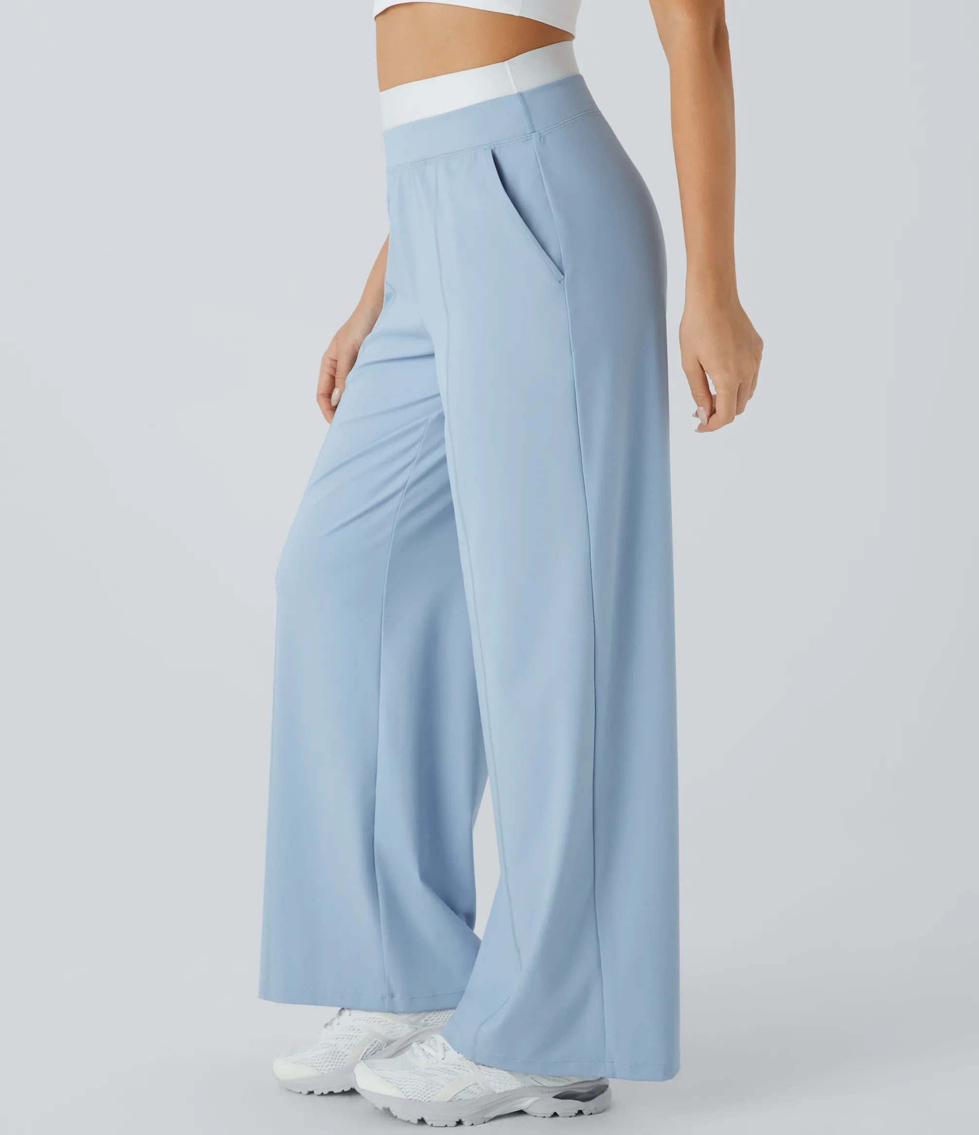 Pants|High-Waisted Pants<HALARA SoftlyZero™ Airy High Waisted Double-Layer Waistband Pocket Yoga Pants-UPF50+