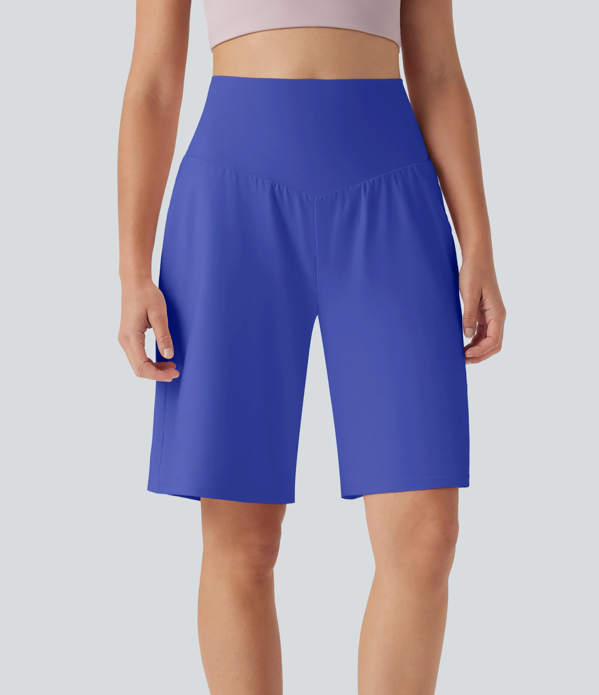 Active Shorts|Shorts<HALARA SoftlyZero™ Airy High Waisted Pockets Cool Touch Yoga Bermuda Shorts