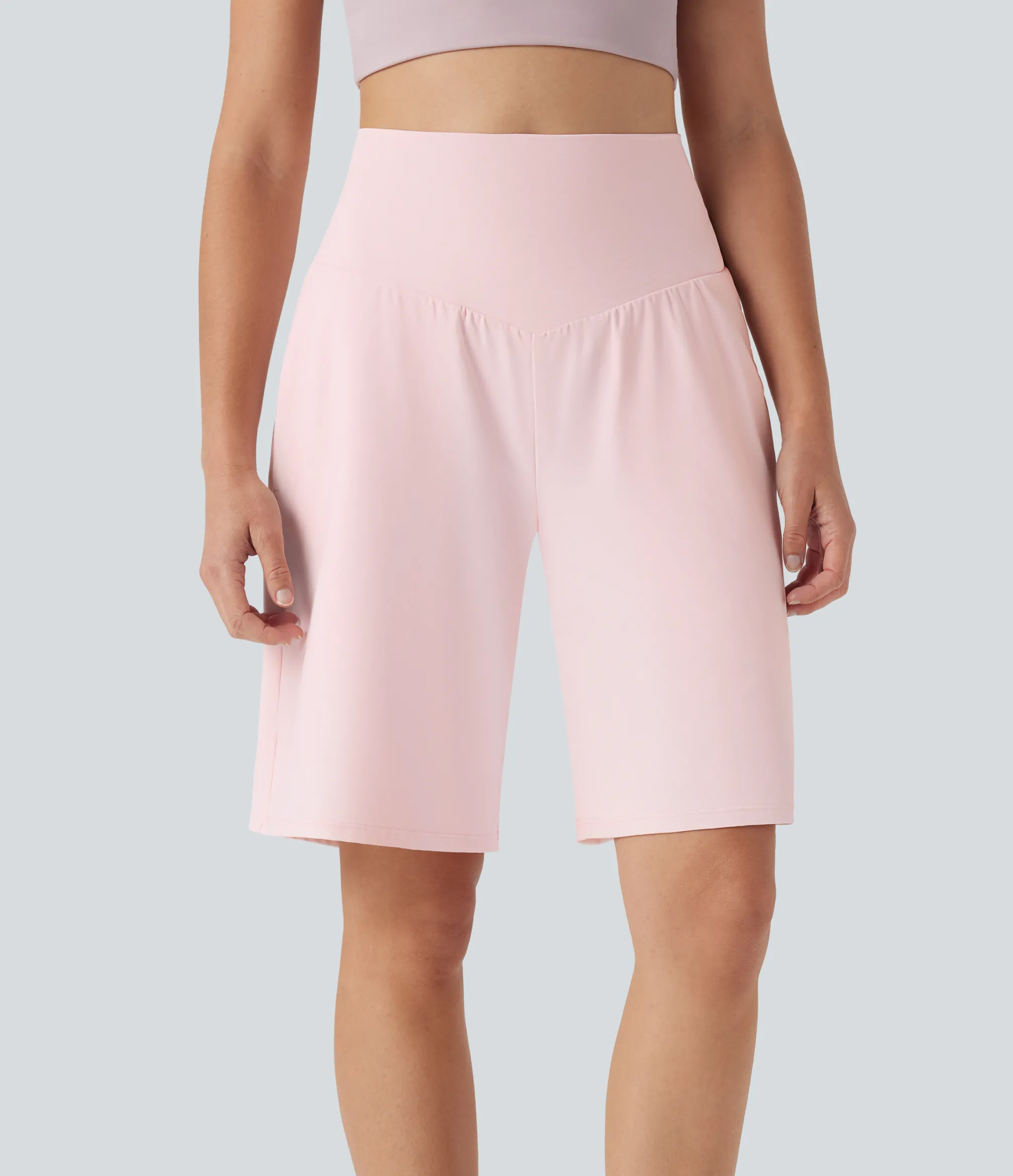 Active Shorts|Shorts<HALARA SoftlyZero™ Airy High Waisted Pockets Cool Touch Yoga Bermuda Shorts