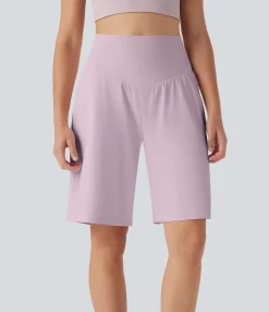 Active Shorts|Shorts<HALARA SoftlyZero™ Airy High Waisted Pockets Cool Touch Yoga Bermuda Shorts