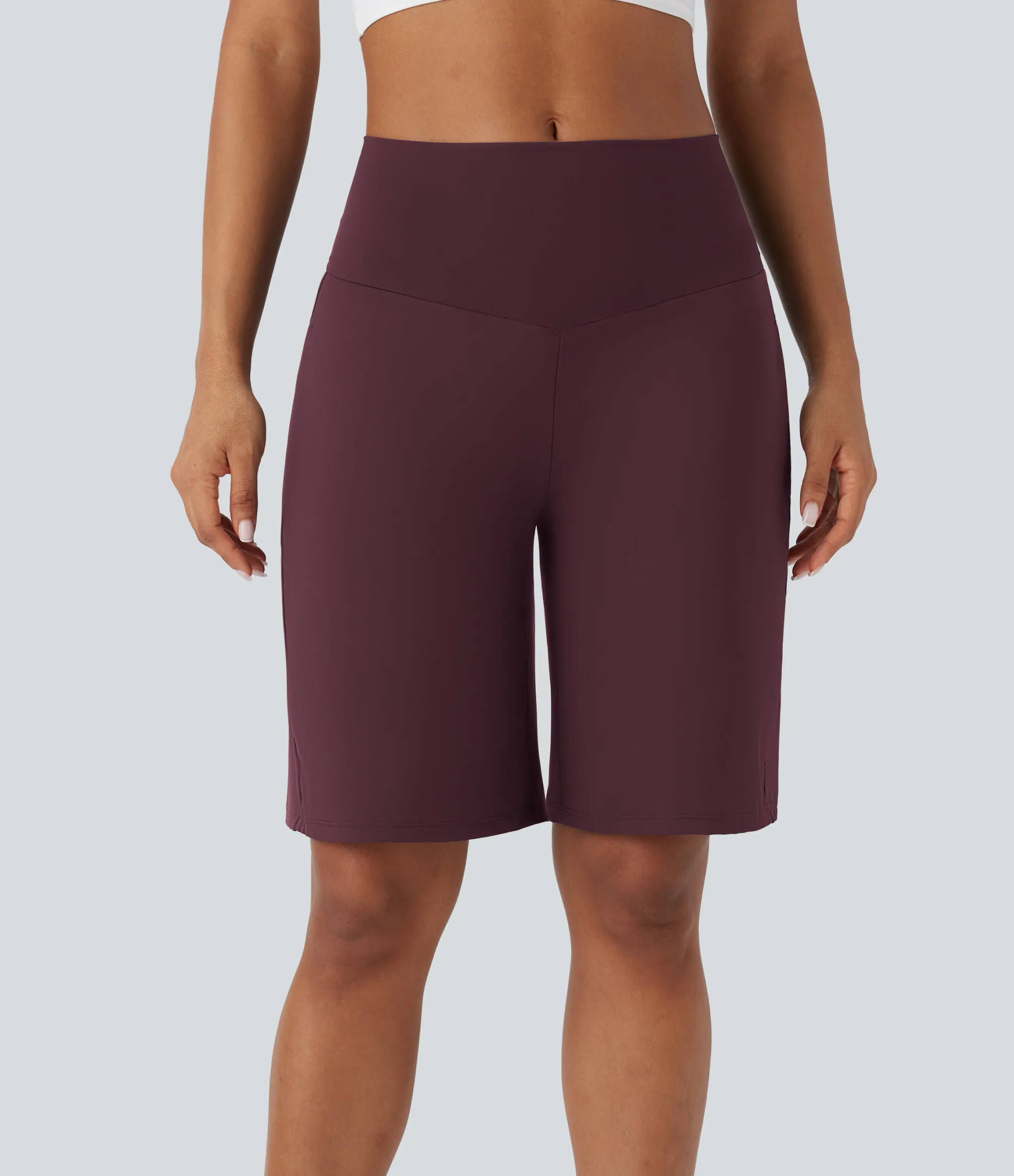 Active Shorts|Shorts<HALARA SoftlyZero™ Airy High Waisted Pockets Cool Touch Yoga Bermuda Shorts