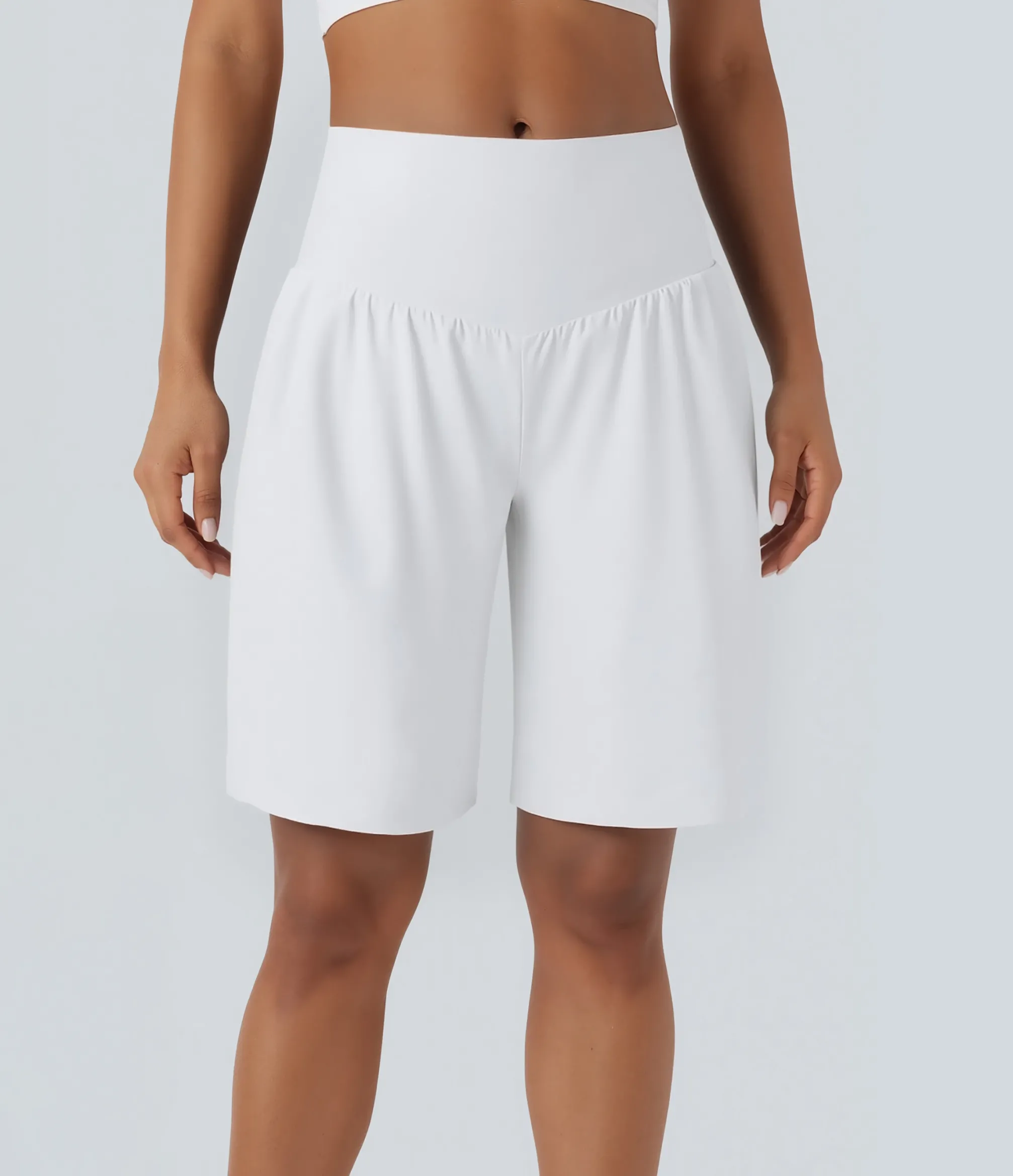 Active Shorts|Shorts<HALARA SoftlyZero™ Airy High Waisted Pockets Cool Touch Yoga Bermuda Shorts