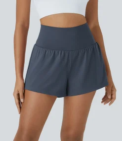 Active Shorts|Shorts<HALARA SoftlyZero™ Airy Super High Waisted Cool Touch Yoga Shorts with Pockets