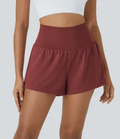 Active Shorts|Shorts<HALARA SoftlyZero™ Airy Super High Waisted Cool Touch Yoga Shorts with Pockets
