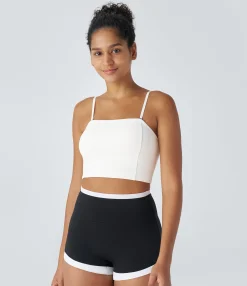 Yoga Tops|Sports Bras<HALARA SoftlyZero™ Low Support Removable Strap Yoga Sports Bra-UPF50+