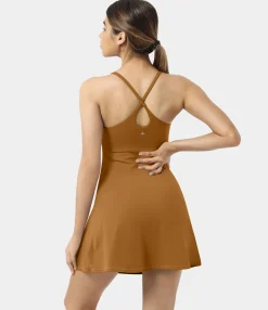 Mini Dresses|Active Dresses<HALARA Softlyzero™ Plush Backless Active Dress