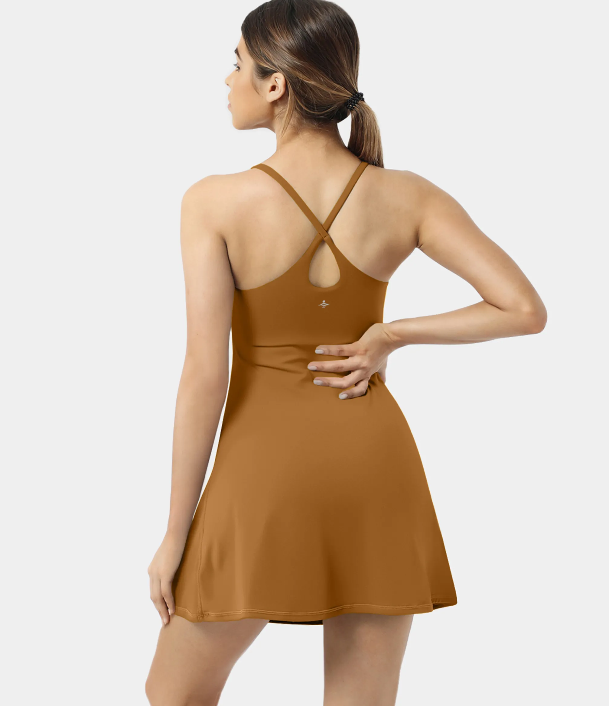 Mini Dresses|Active Dresses<HALARA Softlyzero™ Plush Backless Active Dress