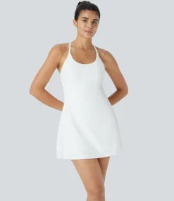 Mini Dresses|Active Dresses<HALARA Softlyzero™ Plush Backless Active Dress