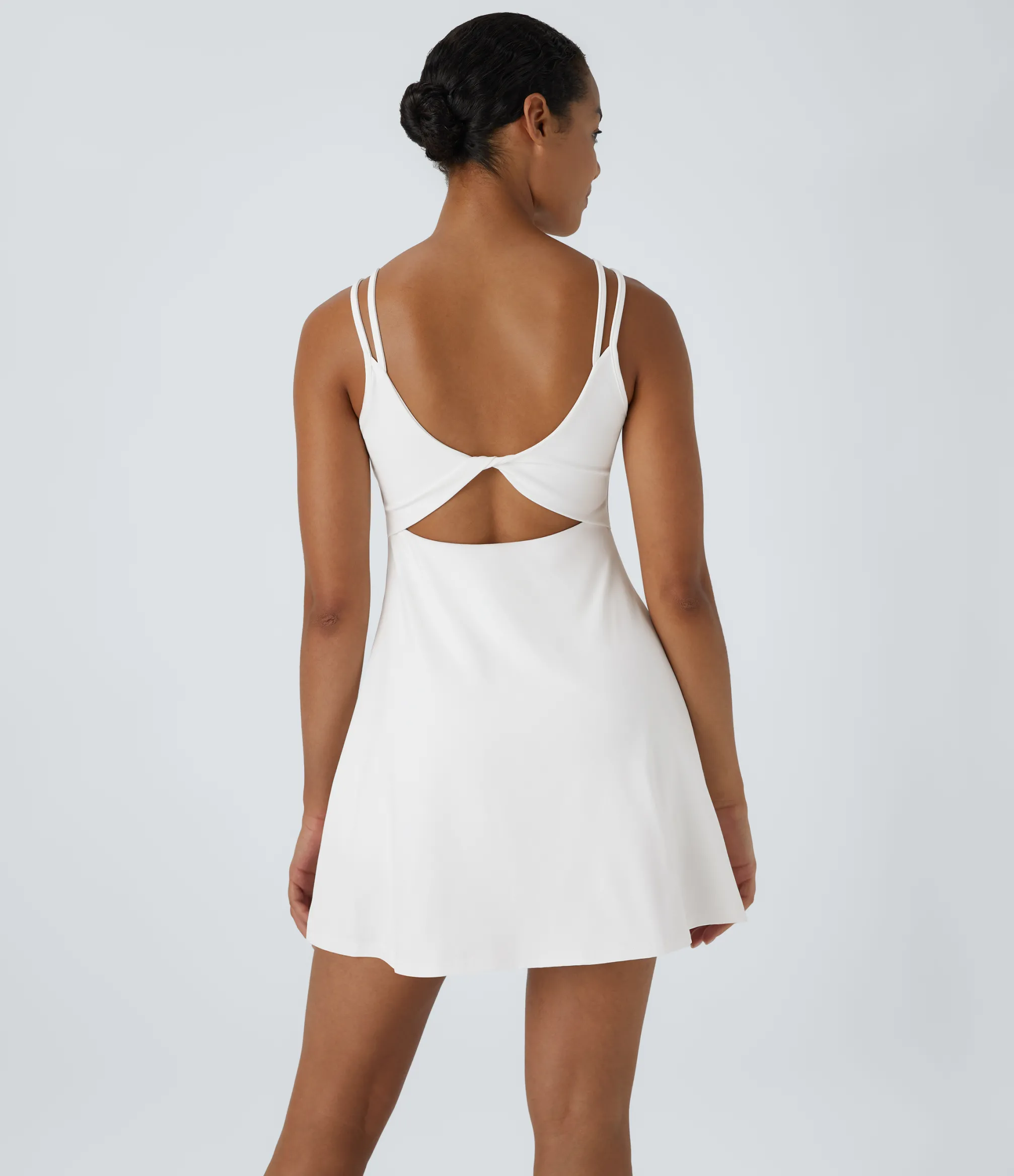 Active Dresses|Dresses<HALARA SoftlyZero™ Plush Double Straps 2-Piece Pocket Slip Dance Active Dress