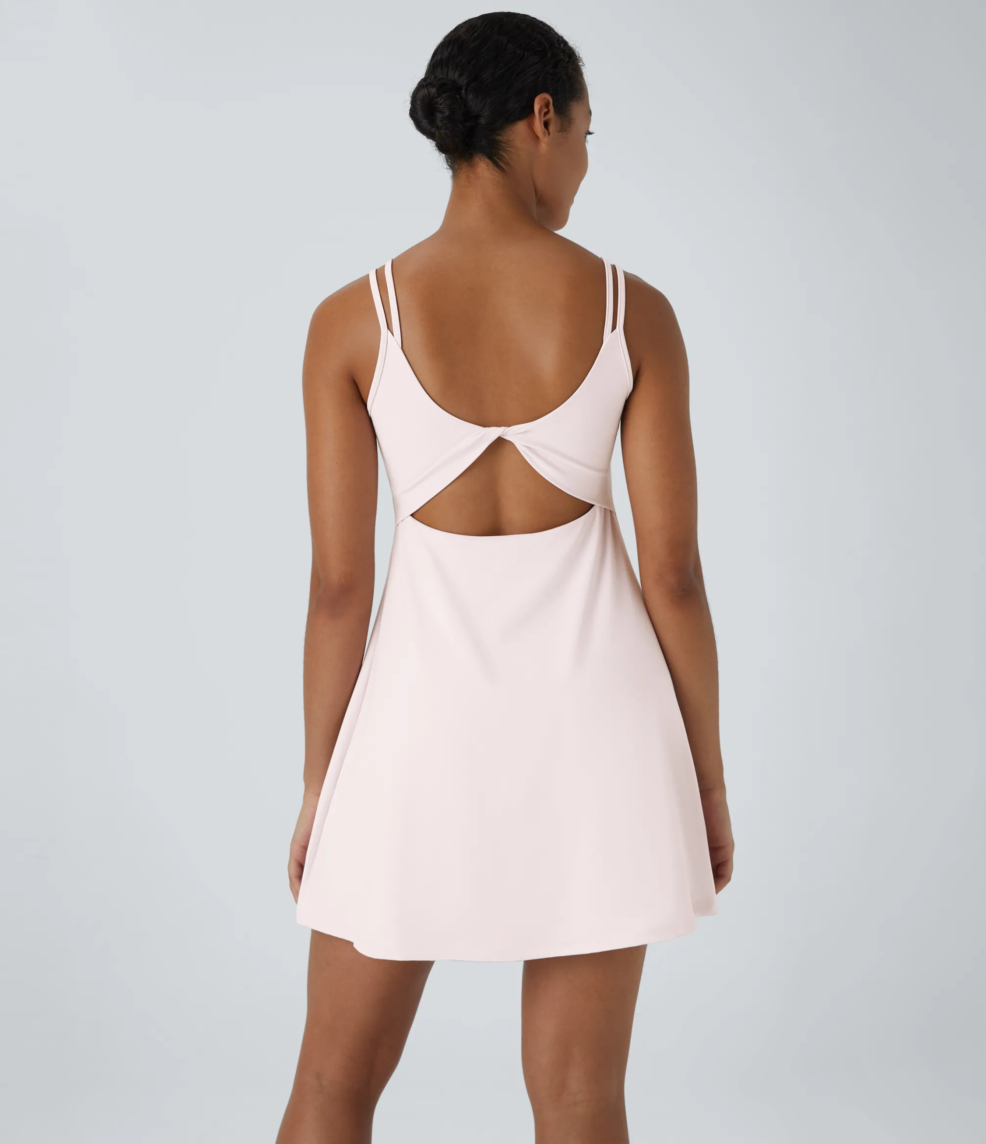 Active Dresses|Dresses<HALARA SoftlyZero™ Plush Double Straps 2-Piece Pocket Slip Dance Active Dress