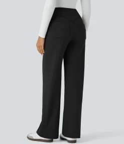 Pants|High-Waisted Pants<HALARA SoftlyZero™ Plush Thermal High Waisted Pocket Casual Pants