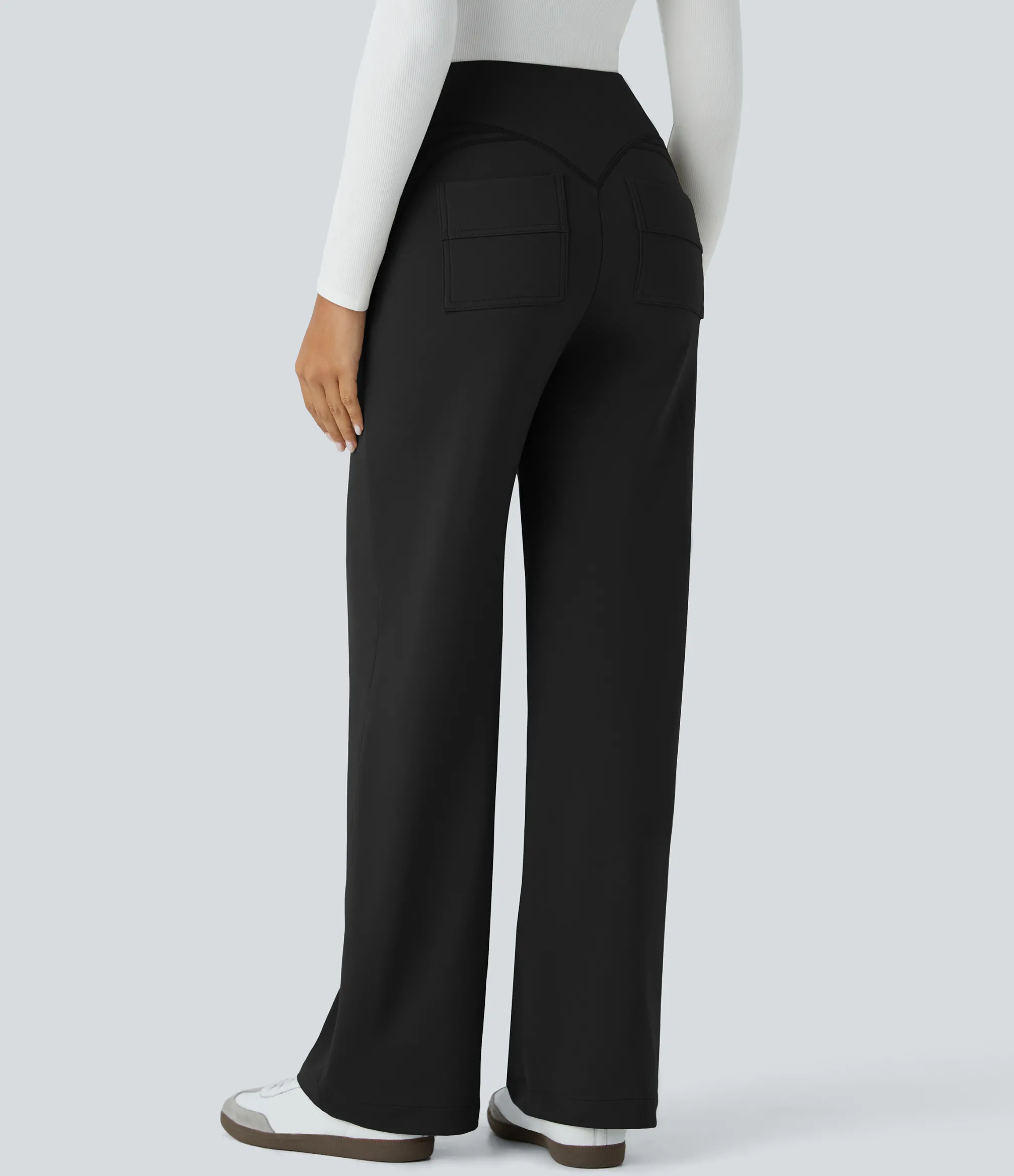Pants|High-Waisted Pants<HALARA SoftlyZero™ Plush Thermal High Waisted Pocket Casual Pants