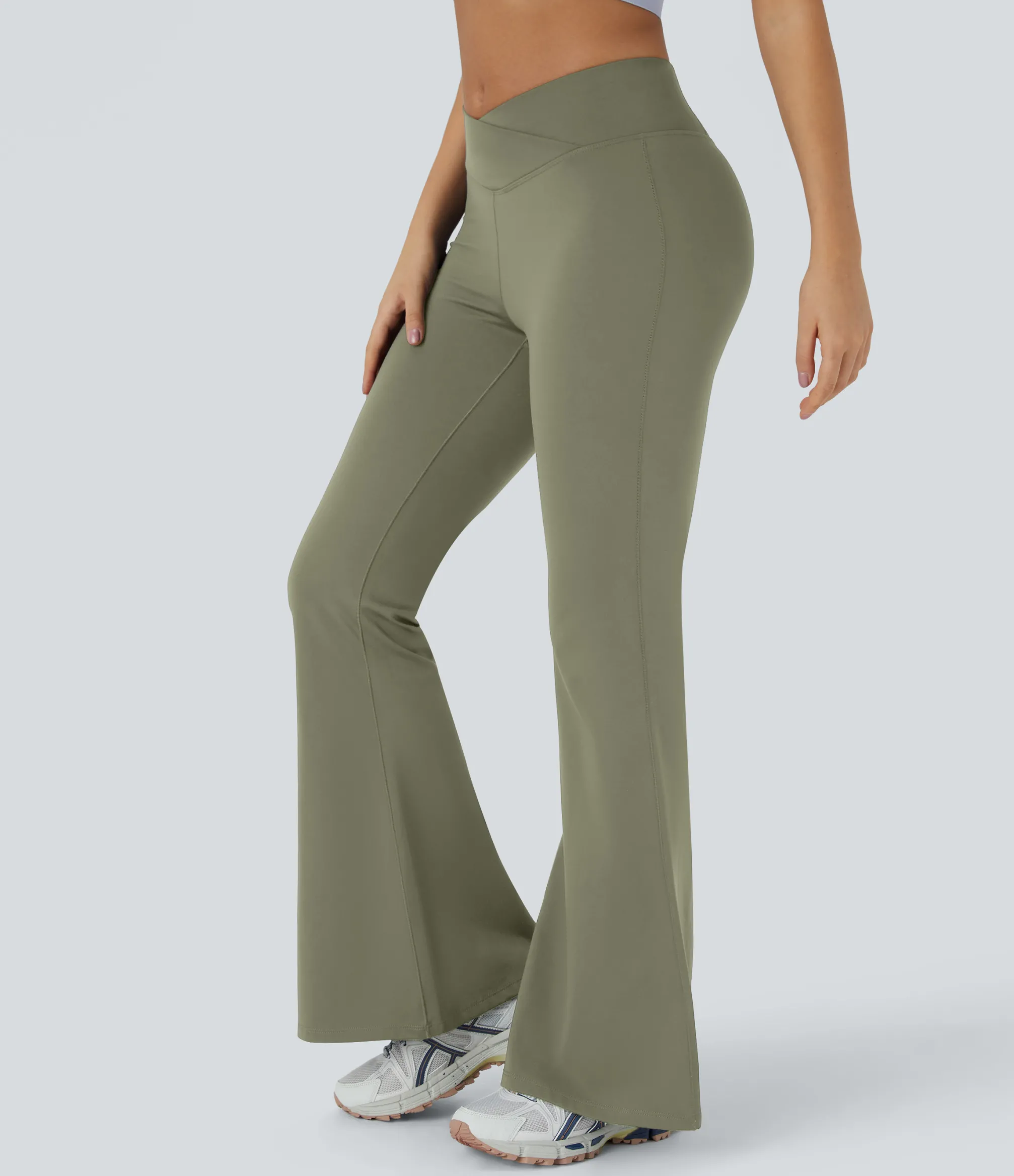 Pocket Leggings|Softlyzero™ Fabric Leggings<HALARA SoftlyZero™ Thermal Crossover High Waisted Pocket Leggings