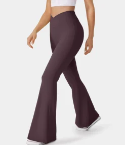 Pocket Leggings|Softlyzero™ Fabric Leggings<HALARA SoftlyZero™ Thermal Crossover High Waisted Pocket Leggings
