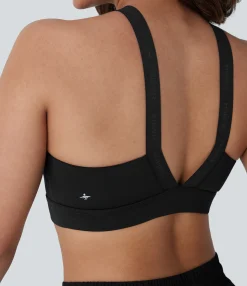 Sports Bras|Sports Bras<HALARA SpeedWave™ Medium Support Cut Out Quick Dry Running Sports Bra