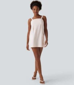 Mini Dresses|Dresses<HALARA Striped Micro Mini Dress with Pockets