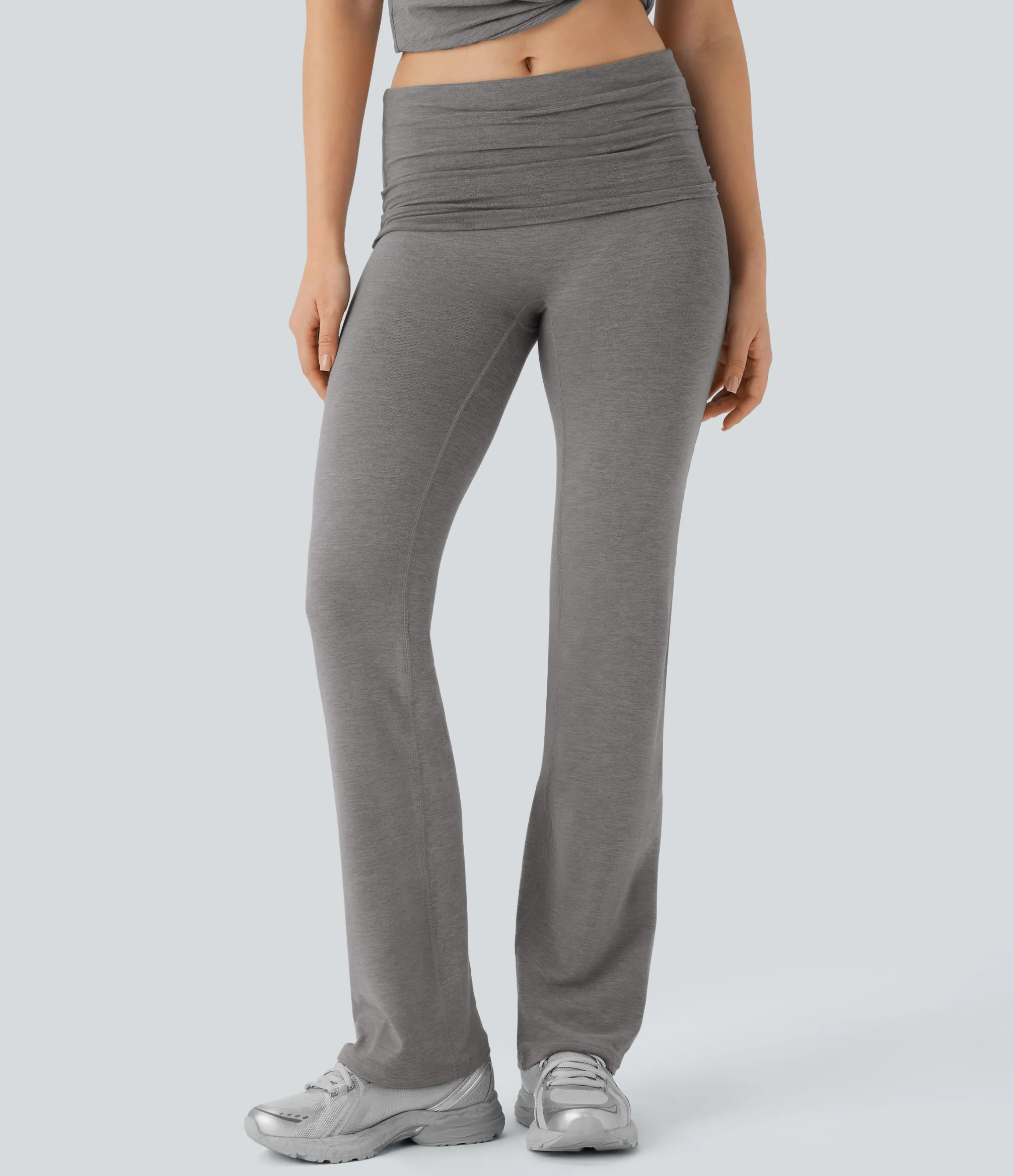 High-Waisted Pants|Pants<HALARA Super High Waisted Foldover Yoga Pants