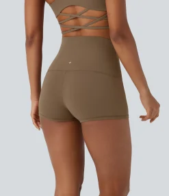 Active Shorts|Bikers<HALARA Super High Waisted Foldover Yoga Biker Shorts 2.5''
