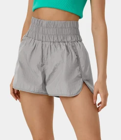 Active Shorts|Shorts<HALARA Super High Waisted Hem 2-in-1 Casual Shorts 2.5''