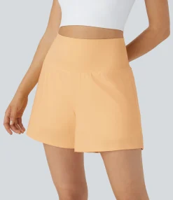 5'' Shorts|Active Shorts<HALARA Super High Waisted Pocket & Pocket 2-in-1 Yoga Shorts 5''-Longer Length