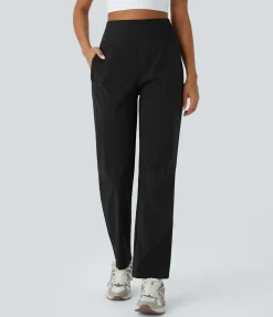 Pants|High-Waisted Pants<HALARA Water Repellent High Waisted Pocket Ripstop Camping Pants