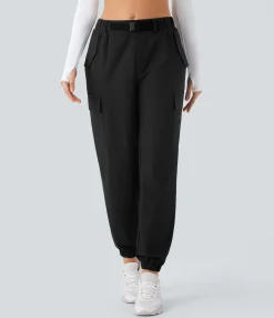 Pants|Cargo Pants<HALARA Water Repellent Wear-Resistant Mid Rise Belted Pockets Hiking Cargo Joggers