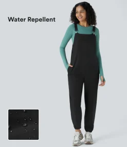 Jumpsuits<HALARA Water Repellent Wear-Resistant Pockets Hiking Overalls