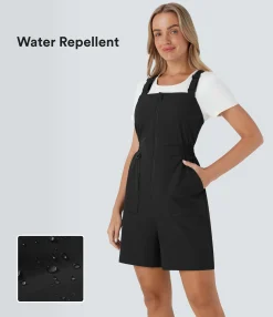 Jumpsuits<HALARA Water Repellent Wear-Resistant Zipper Pockets Camping Overalls